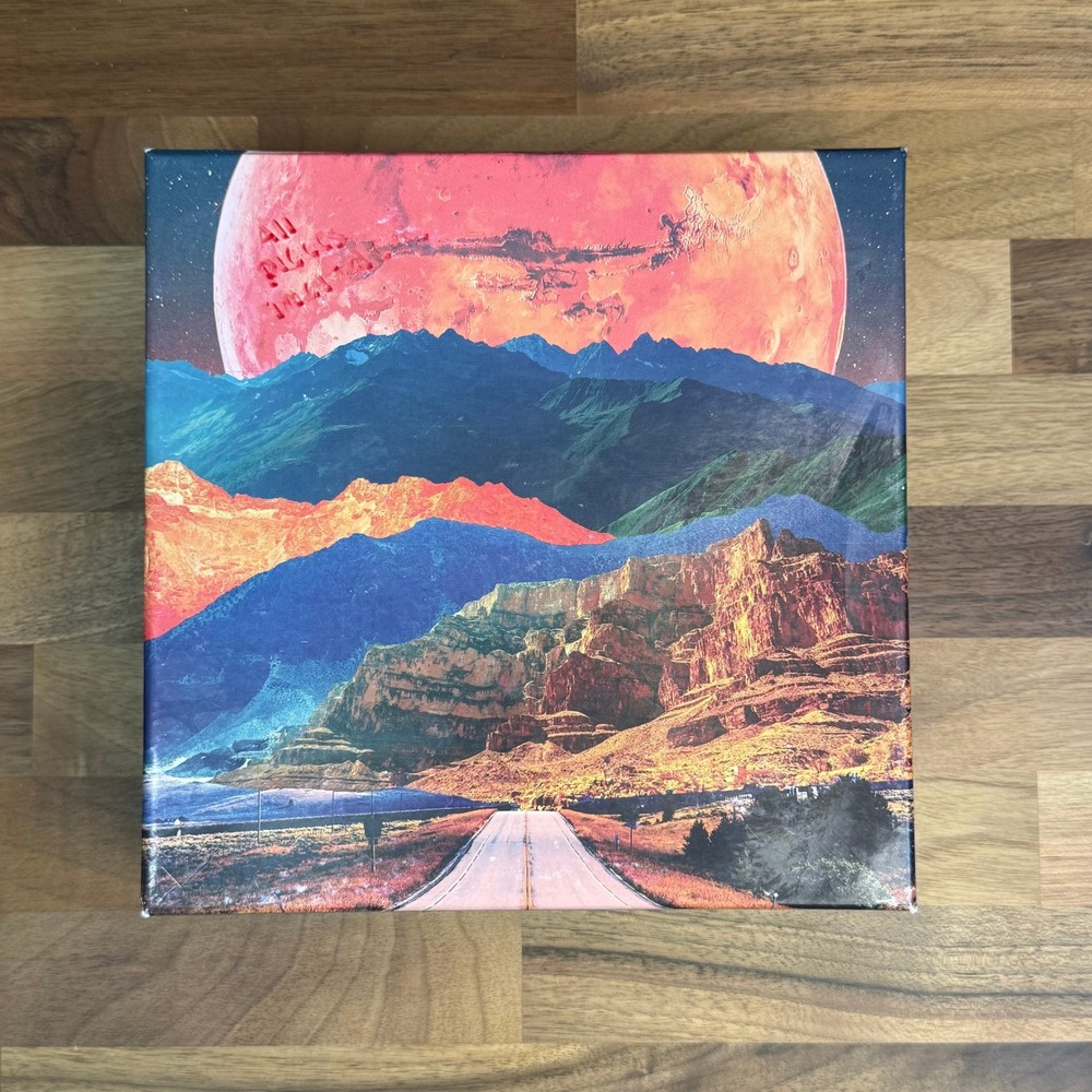 Galison Cosmic Highway 1000 Piece Puzzle Post Wook Surreal Space Art 20x27